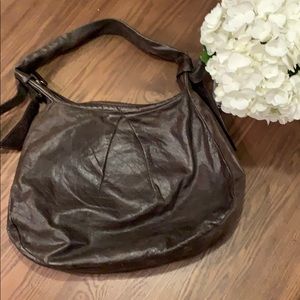 Vera Pella Brown Leather Purse